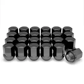 1710DBK-24AM WHITE KNIGHT Lug Nuts Dodge Ram Solid