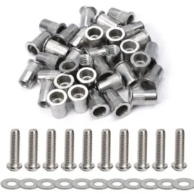 1-4-R-B-W-30 WOOPAIS Steel Rivet Nuts Bolts
