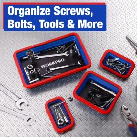 133814 WORKPRO Magnetic Tray Set Double Tool 133814 WORKPRO Magnetic Tray Set Double Tool