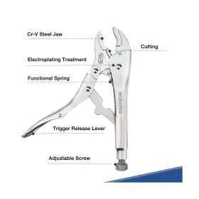 W001316A WORKPRO Pliers Set Locking Tool Vice Grips #2 W001316A WORKPRO Pliers Set Locking Tool Vice Grips #2