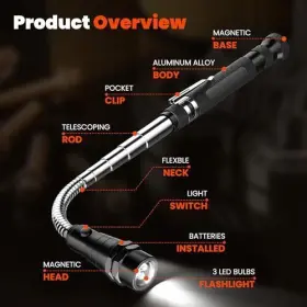 PU-46 WUXI MINGGANG TOOLS CO Led Magnetic Tool Flexible #3