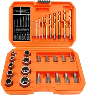 B09S3LL1ZX WYBENZ Drill Bit Set Screw Bolt Extractor Left Nut