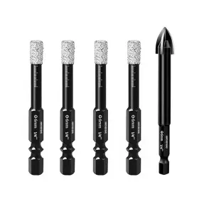 QHJLB5PC XIANFENGHU Diamond Core Drill Bits Set Carbide Tile QHJLB5PC XIANFENGHU Diamond Core Drill Bits Set Carbide Tile