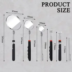 711181232653 YALIKOP Telescoping Mirror Mechanic Magnet Stick #2