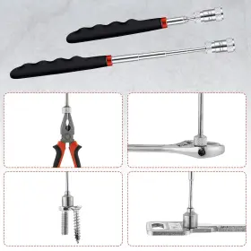 744110089936 YALIKOP Telescoping Mirror Magnet Tool Set #3 744110089936 YALIKOP Telescoping Mirror Magnet Tool Set #3