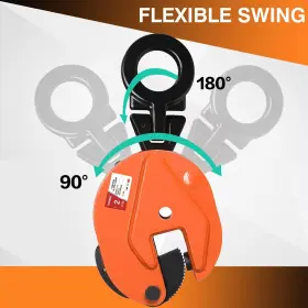 790504667846 YATOINTO Plate Lifting Clamp Vertical Jaw #3