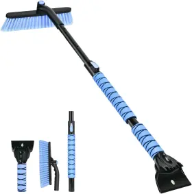 YLL-001 YLCVBUD Snow Brush Scrapers Pivoting Bristle
