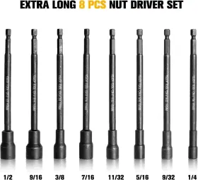YS-9008 YSJOYTOOL Magnetic Nut Driver Set #2 YS-9008 YSJOYTOOL Magnetic Nut Driver Set #2