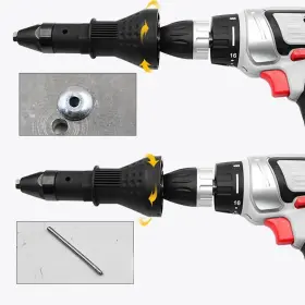 VC001 YWHWLX Cordless Rivet Gun Drill Riveter Electric Nut #3 VC001 YWHWLX Cordless Rivet Gun Drill Riveter Electric Nut #3