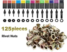 766330488191 ZIOJOVK Rivet Nut Tool Setter Mandrels Kit #3
