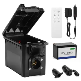 HY-069 ZUOMENG Trailer Light Electric Brake Tester Battery