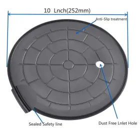 738447481082 ZUOS Vacuum Concave Suction Cup Granite Glass #3