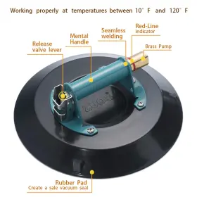 JA-VG500 ZUOS TOOLS Vacuum Suction Cup Granite Glass Lifting #2 JA-VG500 ZUOS TOOLS Vacuum Suction Cup Granite Glass Lifting #2