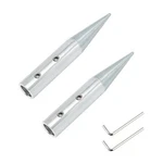 Blsgbuiding 1/2" Spindle Tapered Threaded Adapter Left & Right Pair. Fixed Price $21.82.