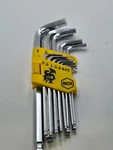 Fireball Tool Hex Keys Imperial Inch 13pc Yellow Painted. Fixed Price $14.64.