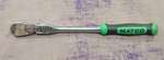 Matco Tools 12.5" Locking Flex Head Ratchet 3/8" Drive Green Brf128lfg Used. Fixed Price $99.99.