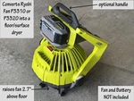 Fan Dryer Accessory For Ryobi Portable Or Hybrid P3310 P3320 Fans.. Fixed Price $35.68.