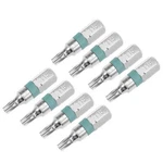 8pcs 25mm 1/4" Hex Shank T15 Security Torx Screwdriver Bits S2 High Alloy Steel. Fixed Price $16.60.