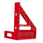 Aleric 3d Multi-angle Carpenter Hole Scribing Ruler, Aluminum Alloy Multi Red. Fixed Price $21.02.