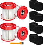 4 Pack 49-90-1900 Hepa Filter Compatible With Milwaukee Cordless M18 Vacuum 0780. Fixed Price $37.71.