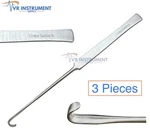 Spay Snook Hook 8" Veterinary Surgical Instruments Stainless Steel 3 Pieces. Fixed Price $12.99.