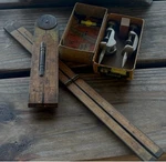 Antique Lufkin 863l Level Rule Stanley No 62 Folding Trammel Point Tool Lot. Fixed Price $135.00.