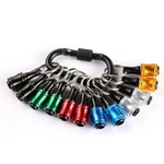 Katerk Portable Bit Holder Keychain, 12 Pcs 1/4 Inch Hex Shank Screwdriver. Fixed Price $21.59.