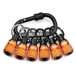 Elead 6-piece Bit Holder Key Chain, 1/4 Inch. Fixed Price $12.99.