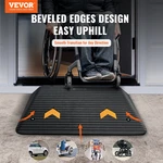 Vevor Rubber Threshold Ramp, 4" Rise Wheelchair Ramp Doorway, Recycled Po. Fixed Price $100.47.