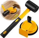 Floor Gap Fixer Tool With Rubber Mallet, Iron Body & Strong Suction Cup, Include. Fixed Price $36.36.