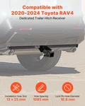 Class 3 Trailer Hitch Tow With 2" Receiver For 2020-2024 Honda Rav4. Fixed Price $192.99.