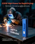 Vevor 10lb Portable Welding Rod Oven 230w, 300 F Elec Electrode Dryer 120v. Fixed Price $94.99.