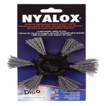 Dico 541-776-4 80-grit Nyalox Aluminum Oxide Mandrel Mounted Flap Brush 4 In.. Fixed Price $14.23.