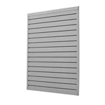 Slat Wall Paneling, 4 X Ft, Pvc Garage Slatwall With Modular Design, Grey. Fixed Price $121.99.