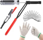 Valve Lash Adjustment Tool With Angled Feeler Gauge, 10mm Jam Nut Balck. Fixed Price $19.16.