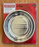 Craftsman 6" Round Heavy Gauge Stainless Steel Magnetic Parts Tray Dish. Fixed Price $13.99.