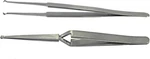 Lock Pinning Cross Locking Tweezers & Straight Round Open Slot Silver. Fixed Price $30.24.