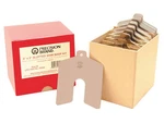 Precision Brand 42955 - Size B 3'' X Stainless Steel Slotted Shim, 80 Piece. Fixed Price $157.19.