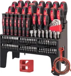Sunhzmckp 124-piece Magnetic Screwdriver Set, Includes Slotted, Phillips, Pozidr. Fixed Price $64.11.