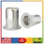 8pcs 1/2-13unc Rivet Nuts 304 Stainless Steel Threaded Inserts, Knurled Body. Fixed Price $15.80.