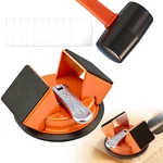 Saker Floor Gap Fixer Tool Kit With Mallet, 10pcs Washable Pads Yellow/green. Fixed Price $41.70.