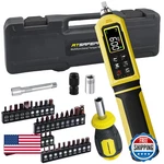 Atsafepro Digital Torque Screwdriver Set 0.8-53.1 In-lbs/0.09-6 Nm 45 Pcs 1/4. Fixed Price $77.86.