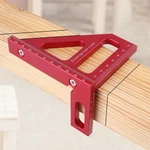 Ketiped 3d Multi-angle Measuring Ruler,45/90 Degree Aluminum Red(metric). Fixed Price $18.96.