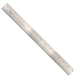 Officemate Classic Stainless Steel Metal Ruler, 15" L X 1.25", Single, Silver. Fixed Price $11.59.
