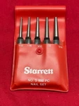 Starrett S800pc Nail Set With Square-head, 4" Length, Of 5 In Stock. Fixed Price $93.00.
