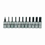 11pc 1/16 - 5/16" ,1/4" Drive Hex Bit Chrome Socket Set Clip Rail Williams Usa. Fixed Price $100.09.