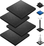 Rv Stabilizer Jack Pads 12" 4-pack Rubber Non-slip Trailer Leveling Block Camper. Fixed Price $65.10.