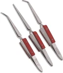 Cynamed Cross Lock Precision Soldering Tweezers With Fiber Grip - Easy Hold/grip. Fixed Price $8.99.