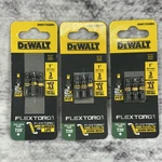 New Lot Of 3 Dewalt Flextorq T20 Torx 1" Impact Driver Bits 3-pack Dwaf1tx20ir3. Fixed Price $11.99.