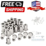 30pcs 1/4"-20 Stainless Steel Rivet Nuts Nutsert Threaded Insert Rivnut.... Fixed Price $17.99.